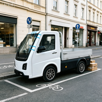 Camion électrique à plateau plat EEC L7e, double moteur à couple élevé, véhicule de transport lourd à plateforme ouverte, longue portée, livraison urbaine