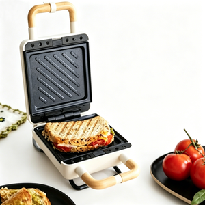 Machine à gaufres électrique antiadhésive 5-en-1, mini, personnalisable, détachable, pour sandwichs, gaufres et beignets bulles – Meilleure vente - Product Image 3