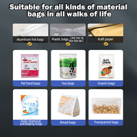 Scelleuse Continue à Bande Verticale FR900 en Acier Inoxydable à Bas Prix pour Emballage Alimentaire, Liquide, Sacs Plastiques PVF PVC PE