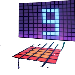 สวนสนุก LED Grid แบบอินเทอร์แอคทีฟ บ้านเด็กเล่นพลาสติกและโลหะเพื่อการศึกษา สำหรับใช้ในร่ม สถานรับเลี้ยงเด็ก โรงเรียนอนุบาล ห้างสรรพสินค้า - Product Image 2