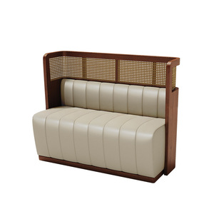 Sofás y Sillas de Comedor de Madera Maciza Personalizados con Temática Nórdica para Restaurantes y Hoteles, Mesas con Tapa de Pizarra, Conjuntos de Mesa y Silla para Pared - Product Image 5