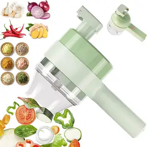 Ensemble de coupe-<span class=keywords><strong>légumes</strong></span> <span class=keywords><strong>électrique</strong></span> portable sans fil, meilleure vente, coupeur de <span class=keywords><strong>légumes</strong></span>, robot alimentaire pour l'ail - Product Image 1