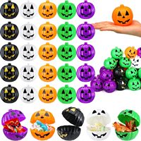 Boîtes à bonbons miniatures en forme de citrouille Jack-o'-Lantern, ouvrables, couleurs assorties, pour enfants, cadeaux et décorations pour fêtes de Halloween