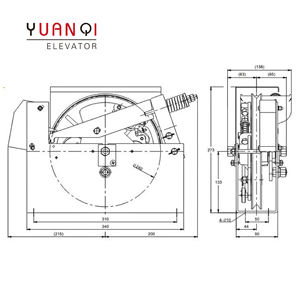 OX-240 엘리베이터 속도 조절기, 엘리베이터 속도 제어, 엘리베이터 과속 조절기 - Product Image 5