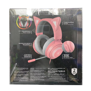 <span class=keywords><strong>Razer</strong></span>-auriculares <span class=keywords><strong>Razer</strong></span> <span class=keywords><strong>Kraken</strong></span> edición Kitty Symphony RGB, con Cable USB, 1,3 m de longitud, color negro, buena calidad - Product Image 5