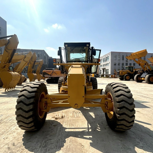 Used Good Condition <b>CAT</b> <b>Wheel</b> Grader Low Fuel Consumption No-rebuilt Engine Road Leveling Machine for Infrastructure Projects - Product Image 1