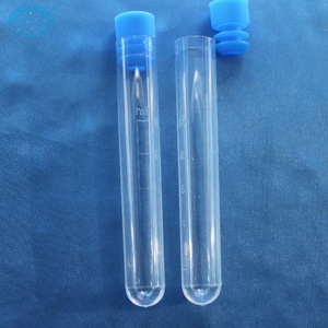 Consommable de laboratoire : <span class=keywords><strong>Tube</strong></span> de prélèvement de sédiments urinaires de 10-12 ml, à fond rond, gradué, avec bouchon à vis en plastique - Product Image 3