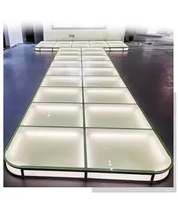 High Quality Customized Non-slip Tempered Glass Floor Glass Railing 2 3 Layers Of Laminated Tempered Glass Walkway