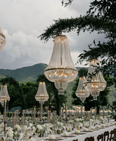 Lustres en cristal K9 de grande taille Maria Theresa, lustres de luxe pour hôtel, luminaires suspendus au plafond