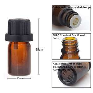 <span class=keywords><strong>Amber</strong></span> Renkli Cilt Bakımı 10ml 20ml 30ml 50ml 100ml Kahverengi Cam Esansiyel Yağ Şişesi, Serum, Vücut ve Saç Yağları için Euro Damlalık ile - Product Image 4