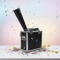 RUIEN Canon à confettis Co2 de haute qualité faisant la machine Super grand effet de scène petite machine de tir de confettis Blaster