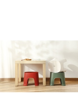 Creative Thicken Plastic Stools Living Room Non-slip Bath Bench Children <b>Step</b> Stool Changing Shoes Stool Kids Furniture Toys - Product Image 3