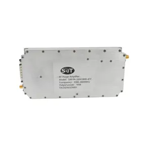 3.3-3.8GHz 47dBm Output daya sma-kfd konektor Solid State RF Power Amplifier untuk EMC tes