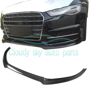 Lèvre de pare-chocs avant en fibre de carbone pour voiture, compatible avec les modèles <span class=keywords><strong>A6</strong></span> S6 C7.5 <span class=keywords><strong>S</strong></span>-<span class=keywords><strong>Line</strong></span> berline 2016, 2017, 2018. - Product Image 6