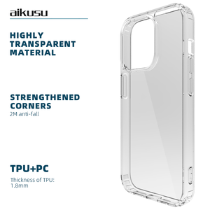 Funda transparente para teléfono inteligente para iPhone 15 Tpu Anti-Shock Hd Clear Phone Case para iPhone 12 13 14 15 16 Pro Max Case - Product Image 3
