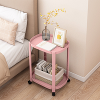 Support de chevet à côté de la table d'extrémité amovible petit canapé à café Mini chariot support de rangement avec roulettes