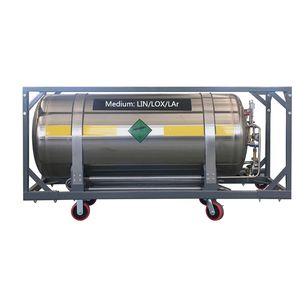 Cilindro de Gas Criogénico Aislado DPL1000 -2.3MPa para Nitrógeno Líquido, Argón, Tanque Vertical, Oxígeno Medicinal Gasificado, Criocilindro - Product Image 4