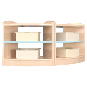 Ensemble de meubles de jeu en bois moderne de haute qualité, sécurisé pour les enfants d'âge préscolaire, garderies, salles de classe, zones de jeu de rôle, Montessori - Product Image 4