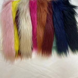 工場卸売100% アクリルフォックスファー/人工合成フェイクファー/100% ポリエステルフェイクファーファブリック - Product Image 2