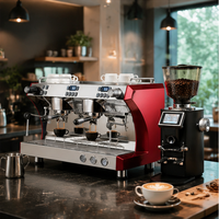 Machine à café expresso professionnelle de qualité supérieure, style italien, pour usage commercial, fournie par l'usine
