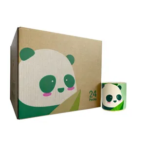 Produsen Tiongkok Bubur Bambu Gulungan Kain Ramah Lingkungan Papel Higienico