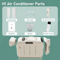 Mini climatiseur portable pour voiture, idéal pour le camping en plein air, climatiseur portable pour tente, 110v 220v
