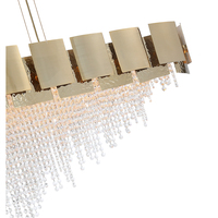 Lámpara de Techo LED Moderna de Cristal de Lujo para Decoración Moderna de Alta Calidad para Restaurantes, Hoteles, Comedores y Salas de Estar