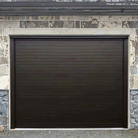 Porte de garage enroulable en acier moderne, prévention des incendies, alliage d'aluminium, usage résidentiel et commercial