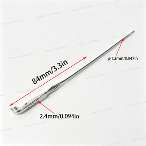 Glasses <strong>Parts</strong> Spring Hinge <strong>Eyeglass</strong> Accessories Rimless Dual Rubber End Caps Screw Lock Craft Temple Multi-Color Electroplated - Product Image 5