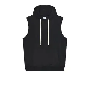 2024 Sleeveless Solid Color Hooded Vest Europe And The United States Cross-border Vest Casual Men And Women With The Same Vest