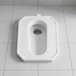 WC à poser Orissa blanc moyen profond en céramique 21 pouces, articles sanitaires indiens, prix le plus bas en Afrique - Product Image 2