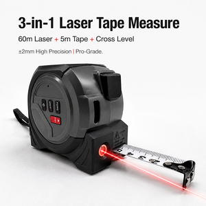 <span class=keywords><strong>Télémètre</strong></span> <span class=keywords><strong>laser</strong></span> 3-en-1 de 60 m, directement de l'usine, pour projets de construction commerciale - Product Image 6