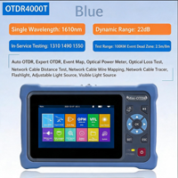 Mini OTDR pour test actif de fibre optique en direct 1550nm 1610nm 26 24dB 100km PON FTTH Écran tactile OPM VFL Réflectomètre Remplacement EXFO NK4000