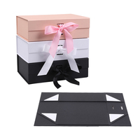 Boîtes rigides en carton personnalisées en gros, gaufrées, grandes, blanches, noires, roses, avec fermeture magnétique, pour miel, bijoux, mariage, envoi postal, avec logo