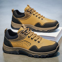 Chaussures de randonnée pour hommes, nouvelle collection printemps, semelle épaisse antidérapante, chaussures de trekking légères, baskets décontractées vintage pour hommes