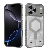 Nouvelles coques de téléphone magnétiques en TPU+PC imperméables et colorées pour 16 Pro Max