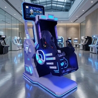 Simulateur de mouvement VR 9D, machine de jeu de vol à rotation 360 degrés, équipement d'arcade intérieur pour centre commercial, parc d'aventure