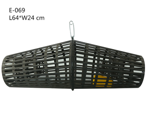 Trappola per esche di migliore qualità all'ingrosso per aragosta, gamberi, gamberetti, rete d'acciaio portatile per impieghi gravosi - Product Image 4