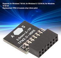 Module de sécurité TPM 2.0 14 broches 2x7P pour processeur de cryptage de plate-forme d'ordinateur portable Architecture PC standard-Accessoire informatique de stock