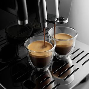 Moderno <span class=keywords><strong>trasparente</strong></span> 80ml borosilicato a doppia parete di <span class=keywords><strong>vetro</strong></span> caffè tè Cappuccino Espresso isolante bicchieri tazza e piattino - Product Image 3