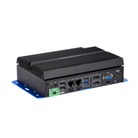 Mini PC Industrial sin Ventilador, Pentium 7505, Doble LAN, 4*COM RS232/485, HD DP VGA, 3 Pantallas, Automatización Industrial, IoT, HMI