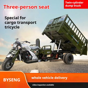 Ba chỗ ngồi chạy bằng nhiên liệu năm bánh ba bánh xe chở hàng ba bánh xe làm mát bằng nước với tải nặng ba bánh - Product Image 2