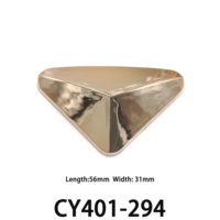 Ornement de chaussure en ABS imitation or, strass, boucle à ardillon carrée, triangulaire, multi-formes, boucle décorative pour la décoration de chaussures DIY