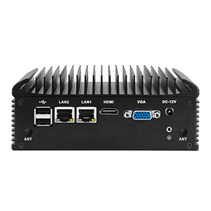 Mini PC sans ventilateur CWWK Firewall i5 8250U, 4 ports COM RS232/RS485, 2 ports Gigabit LAN, DDR4, SIM, HD, VGA, SATA3.0, <span class=keywords><strong>micro</strong></span>-ordinateur industriel - Product Image 1