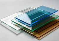 Plaque solide en polycarbonate haute résistance, 250 fois plus résistante que le verre, panneau de toiture résistant aux UV, fourniture d'usine