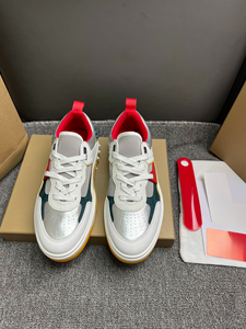 Chaussures de skate à lacets pour hommes 2025, légères, en cuir véritable, décontractées, pour la marche, le sport, la course à pied, respirantes, semelle en caoutchouc épaisse, automne - Product Image 2