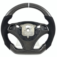 Pour BMW Volant en Cuir Fibre de Carbone Suédine E90 E91 E92 E93 E87 E81 E82 M3 2007 2008 2009 2010 2011 2012 Accessoires de Voiture