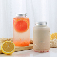 Bouteilles de jus de fabricant pour pot de jus d'animal de compagnie avec paille bouteille en plastique jetable bouteille en plastique pp