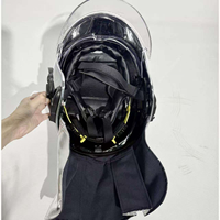 Casque de sécurité ABS en gros, Casco De Bomberos, avec cape ignifuge, casque de sauvetage pour la lutte contre les incendies, la foresterie et la construction