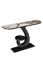 Console d'entrée en ardoise de luxe léger, table décorative moderne pour la maison, mobilier pour hôtel et appartement, à placer contre le mur face à la porte